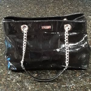 Kate Spade EUC knightsbridge helena croc tote